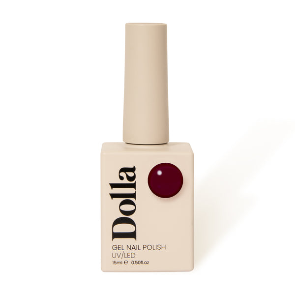 Deep red gel polish Miss Dolla considered to be the best gel nail polish uk | Miss Dolla