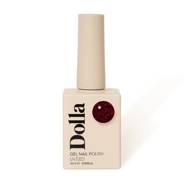 Beautiful dark red gel nail polish for your best manicure top uk | Miss Dolla